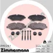 ZIMMERMANN 29192.210.1 - Jeu de 4 plaquettes de frein avant