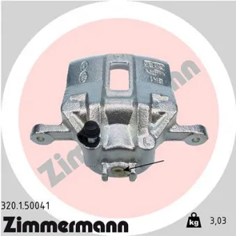 Étrier de frein avant gauche ZIMMERMANN OEM 581101G100