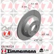 ZIMMERMANN 320.3807.20 - Jeu de 2 disques de frein arrière