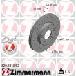 ZIMMERMANN 320.3813.52 - Jeu de 2 disques de frein avant