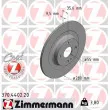 Jeu de 2 disques de frein arrière ZIMMERMANN [370.4402.20]