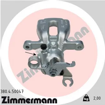 Étrier de frein arrière droit ZIMMERMANN OEM 4544200801