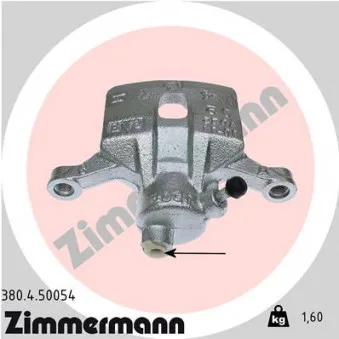 ZIMMERMANN 380.4.50054 - Étrier de frein arrière droit
