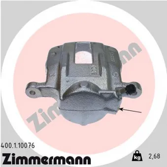 Étrier de frein avant gauche ZIMMERMANN OEM a1684200283