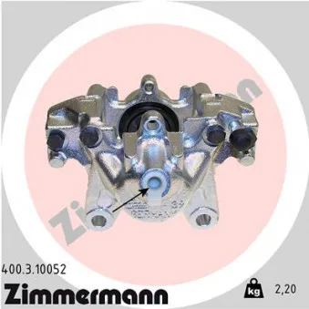 ZIMMERMANN 400.3.10052 - Étrier de frein arrière gauche