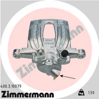 ZIMMERMANN 400.3.10079 - Étrier de frein arrière gauche
