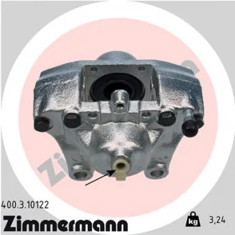 Étrier de frein arrière gauche ZIMMERMANN OEM A0004209283