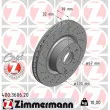 ZIMMERMANN 400.3606.20 - Jeu de 2 disques de frein avant