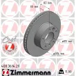 ZIMMERMANN 400.3614.20 - Jeu de 2 disques de frein avant