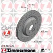 ZIMMERMANN 400.3635.20 - Jeu de 2 disques de frein arrière