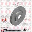 ZIMMERMANN 400.3648.20 - Jeu de 2 disques de frein avant