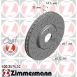 ZIMMERMANN 400.3674.52 - Jeu de 2 disques de frein avant