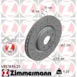 ZIMMERMANN 400.3694.20 - Jeu de 2 disques de frein avant