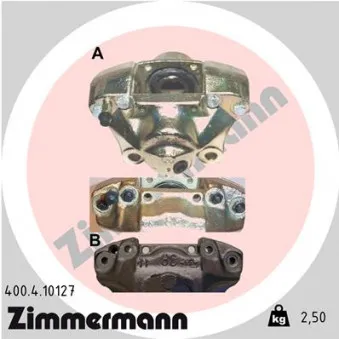 Étrier de frein arrière droit ZIMMERMANN OEM 0004239298