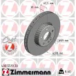 ZIMMERMANN 400.5519.30 - Jeu de 2 disques de frein avant