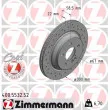 ZIMMERMANN 400.5532.52 - Jeu de 2 disques de frein arrière