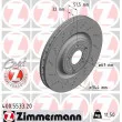 ZIMMERMANN 400.5533.20 - Jeu de 2 disques de frein avant