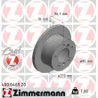 ZIMMERMANN 400.6469.20 - Jeu de 2 disques de frein arrière