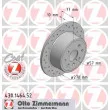 ZIMMERMANN 430.1464.52 - Jeu de 2 disques de frein arrière