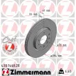ZIMMERMANN 430.1468.20 - Jeu de 2 disques de frein avant