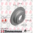 ZIMMERMANN 430.1480.20 - Jeu de 2 disques de frein arrière