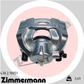 Étrier de frein avant droit ZIMMERMANN OEM 93185746