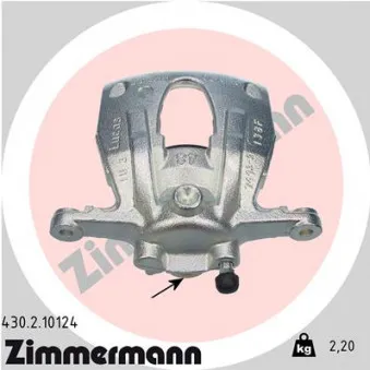 Étrier de frein avant droit ZIMMERMANN OEM 542085