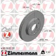 ZIMMERMANN 430.2602.20 - Jeu de 2 disques de frein avant
