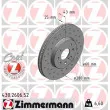 ZIMMERMANN 430.2606.52 - Jeu de 2 disques de frein avant