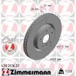 ZIMMERMANN 430.2616.20 - Jeu de 2 disques de frein avant