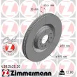 ZIMMERMANN 430.2620.20 - Jeu de 2 disques de frein avant