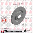 Jeu de 2 disques de frein avant ZIMMERMANN [430.2636.20]