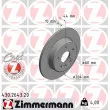 ZIMMERMANN 430.2643.20 - Jeu de 2 disques de frein arrière