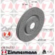 ZIMMERMANN 430.2647.52 - Jeu de 2 disques de frein avant