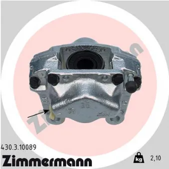 ZIMMERMANN 430.3.10089 - Étrier de frein arrière gauche