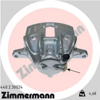 ZIMMERMANN 440.2.30024 - Étrier de frein avant droit