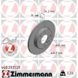 ZIMMERMANN 440.2031.20 - Jeu de 2 disques de frein avant