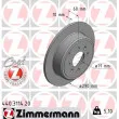 ZIMMERMANN 440.3114.20 - Jeu de 2 disques de frein arrière