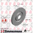 Jeu de 2 disques de frein avant ZIMMERMANN [440.3124.20]