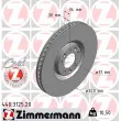 ZIMMERMANN 440.3125.20 - Jeu de 2 disques de frein avant