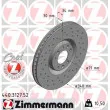 ZIMMERMANN 440.3127.52 - Jeu de 2 disques de frein avant
