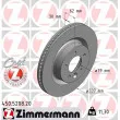 ZIMMERMANN 450.5208.20 - Jeu de 2 disques de frein avant