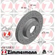 ZIMMERMANN 450.5208.52 - Jeu de 2 disques de frein avant