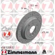 ZIMMERMANN 450.5209.52 - Jeu de 2 disques de frein arrière
