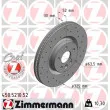ZIMMERMANN 450.5210.52 - Jeu de 2 disques de frein avant