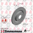 ZIMMERMANN 450.5214.20 - Jeu de 2 disques de frein arrière