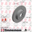 ZIMMERMANN 450.5220.20 - Jeu de 2 disques de frein avant