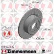 ZIMMERMANN 450.5222.20 - Jeu de 2 disques de frein arrière
