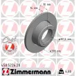 ZIMMERMANN 450.5224.20 - Jeu de 2 disques de frein avant