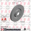 ZIMMERMANN 450.5225.20 - Jeu de 2 disques de frein avant